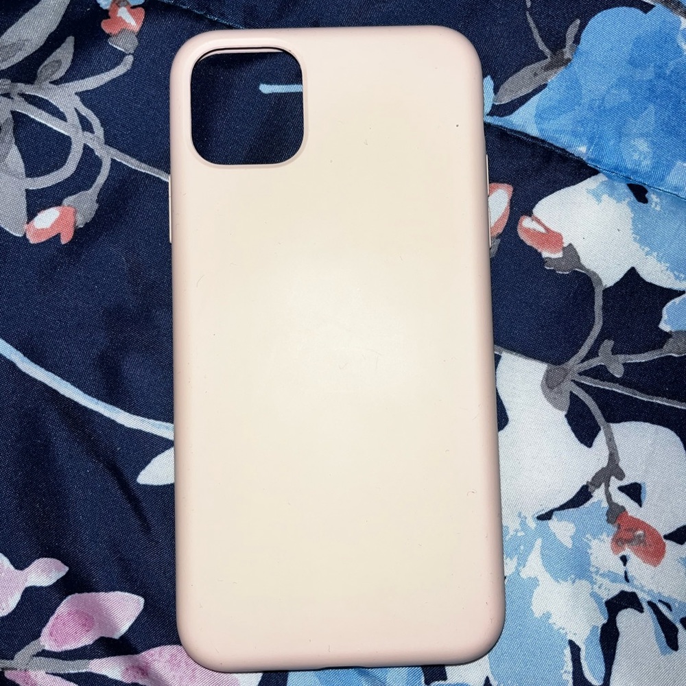 Pink Silicone iPhone 11 Pro Max Case